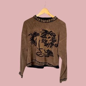 Vintage Lion Sweater ✨